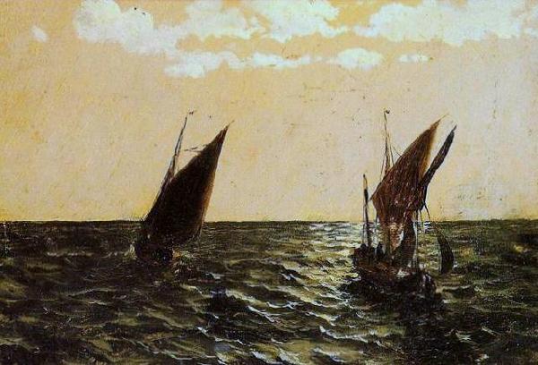 Eduardo de Martino Seascape oil painting picture